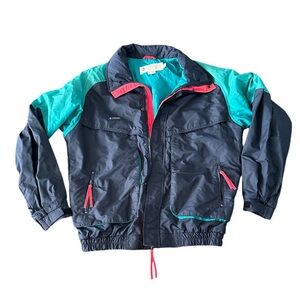 Vintage 90s Columbia Bugaboo Retro Nylon Windbreaker Ski Jacket Mens Size L